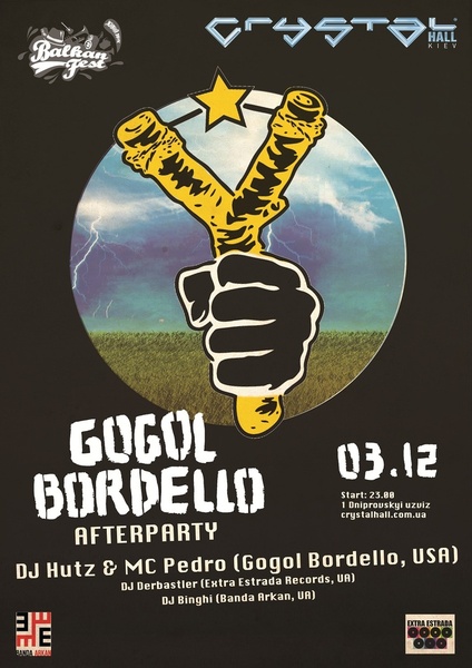 GOGOL BORDELLO afterparty_POSTER_3.12.2011